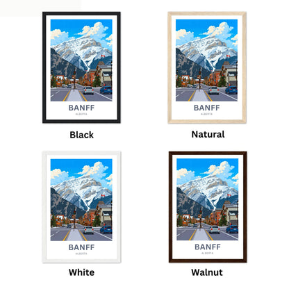 Banff Avenue Travel Poster