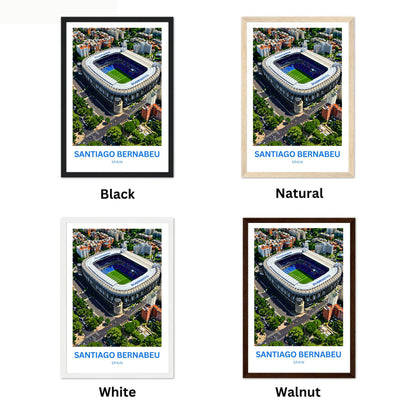 Santiago Bernabéu Stadium Travel Poster