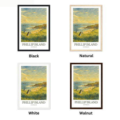 Phillip Island, Watercolor design poster, Australia Print, Phillip Island Wall Art