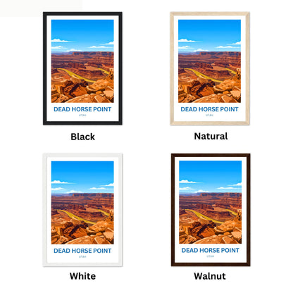 Dead Horse Point Travel Poster - Captivating Canyon View