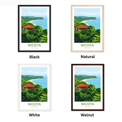 Nicoya, Costa Rica Travel Poster  - Spirit of the Pacific