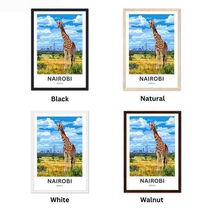 Nairobi Travel Poster - Kenya Urban Gem