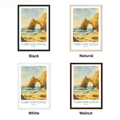 Cabo San Lucas, Watercolor design poster, Mexico Print, Cabo San Lucas Wall Art