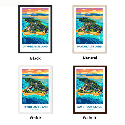 Daydream Island Travel Poster - Australia Island Bliss