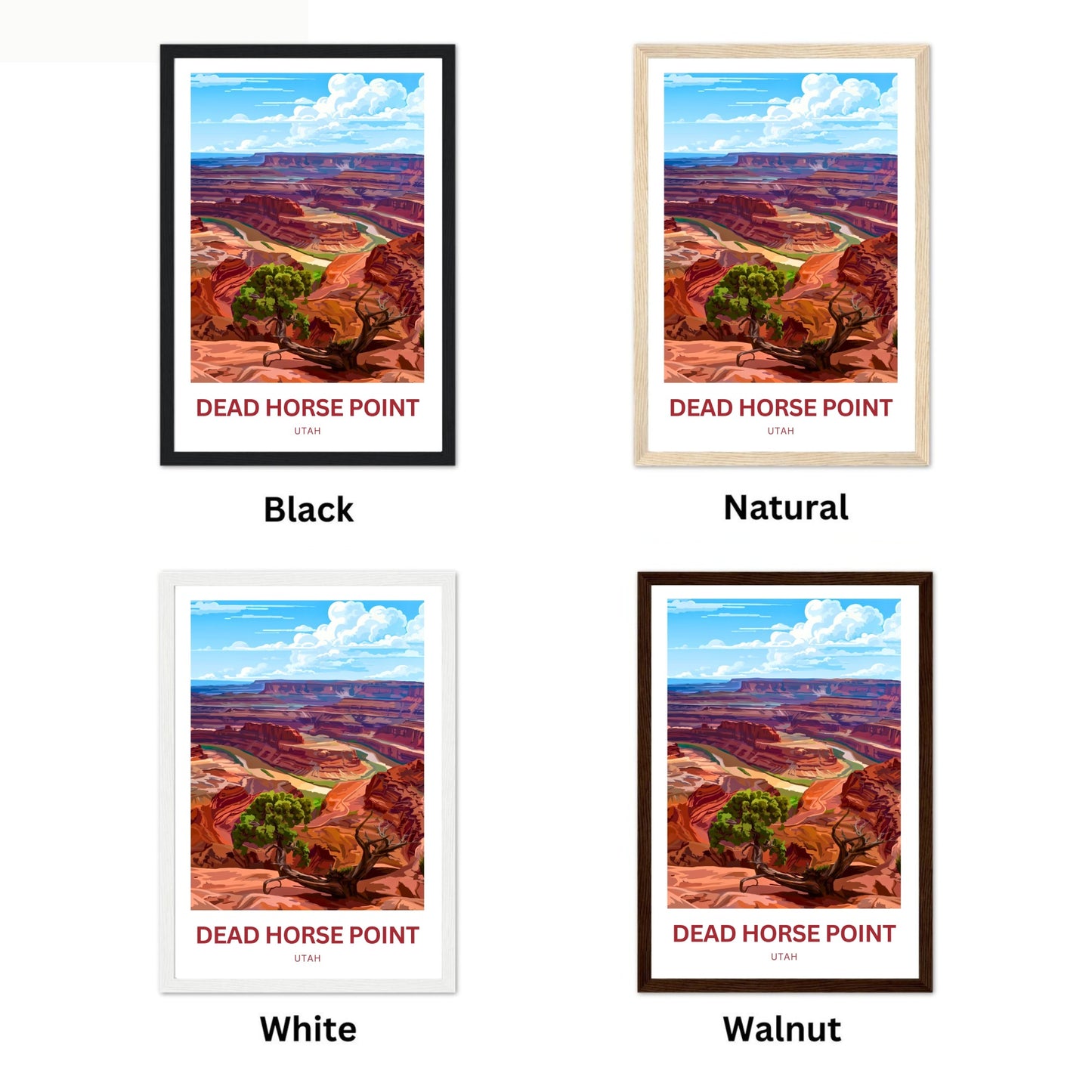 Dead Horse Point Travel Poster - Wilderness View
