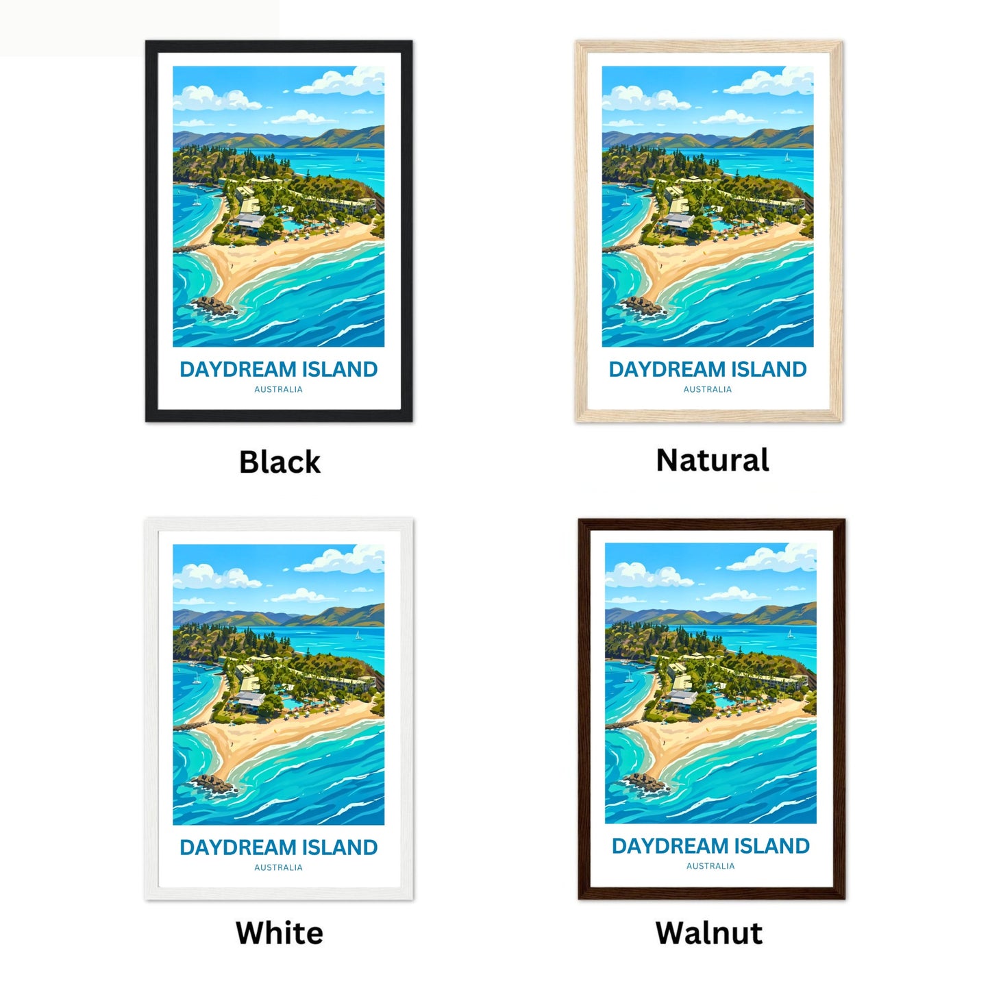 Daydream Island Travel Poster - Paradise Found