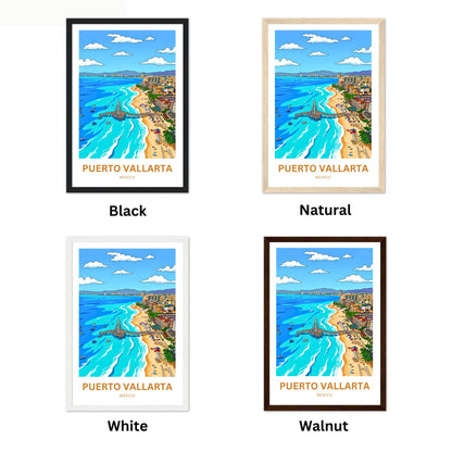 Puerto Vallarta  Travel Poster - Pacific Dreams