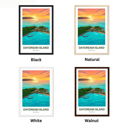 Daydream Island Travel Poster - Island Getaway