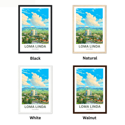 Loma Linda Travel Poster  - City of Healing and Light
