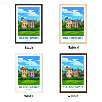 Tulloch Castle Travel Poster - Highlands