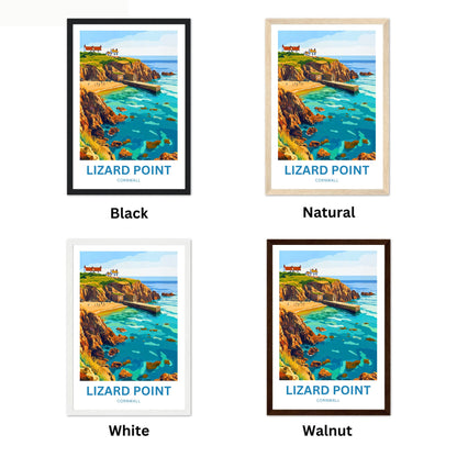 Lizard Point Travel Poster - Cornwall, England