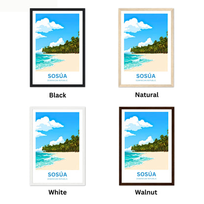 Sosúa Travel Poster - Dominican Republic
