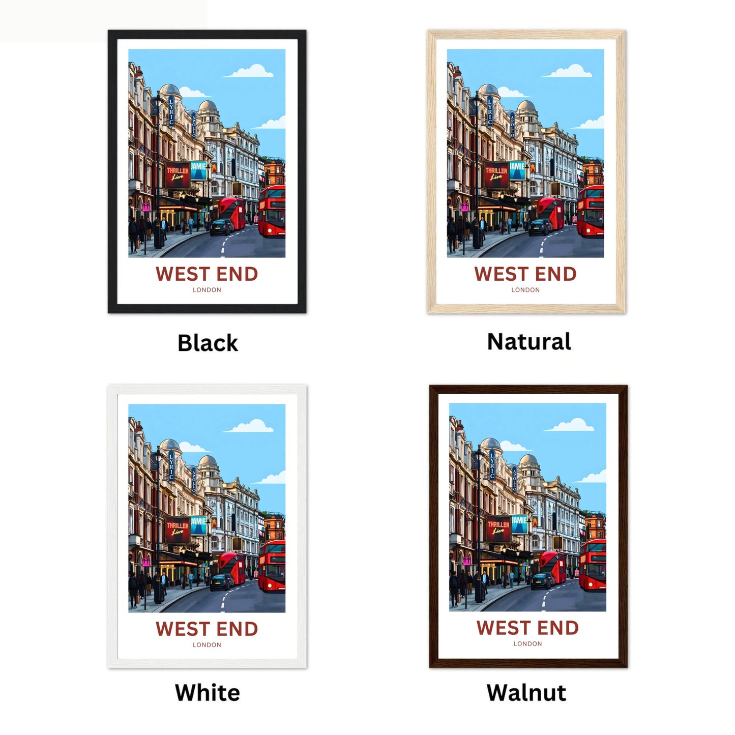 West End Travel Poster - London Magic