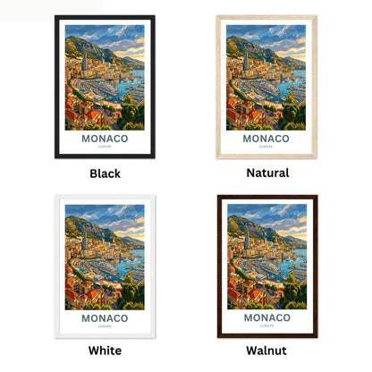 Monaco  Travel Poster