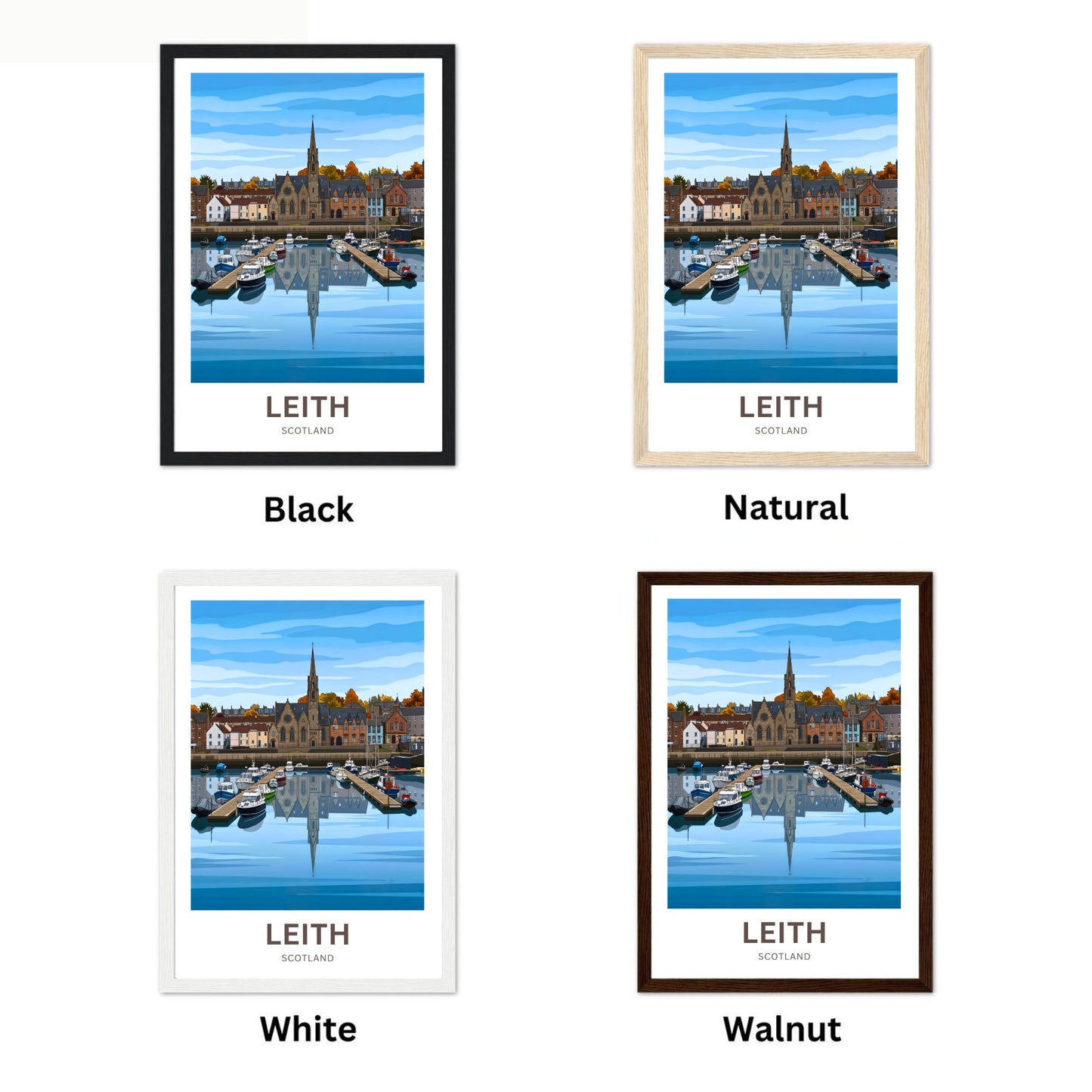 Leith, Scotland Travel Poster