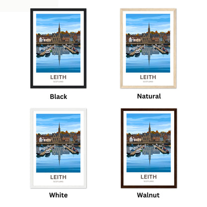 Leith, Scotland Travel Poster
