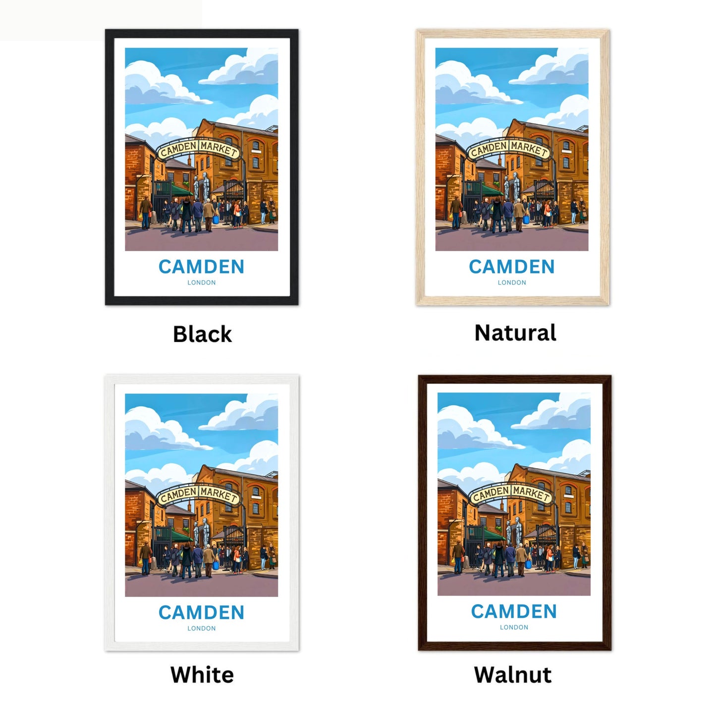 Camden Travel Poster - Market Life