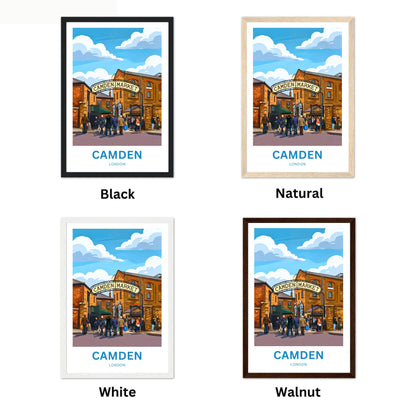 Camden Travel Poster - Market Life