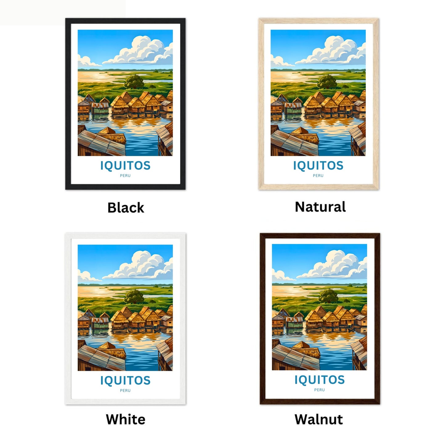 Iquitos Travel Poster - Beautiful Weather