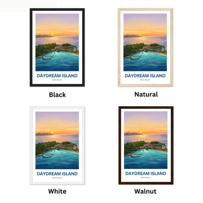 Daydream Island Travel Poster - Island Calmness