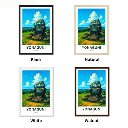 Yonaguni Travel Poster - The Westernmost Isles of Japan