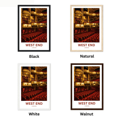 West End Travel Poster - Theatre