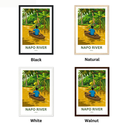 Napo River Travel Poster - Journey