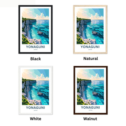 Yonaguni Travel Poster - Clifftop Horizons of Japan