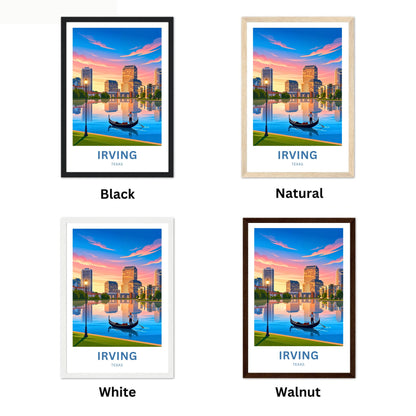 Las Colinas Irving, Texas Travel Poster