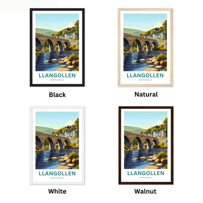 Llangollen Travel Poster - Heritage Bridge