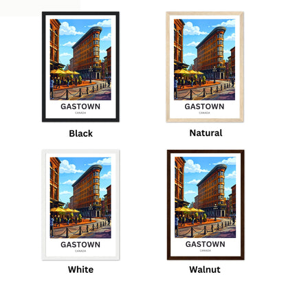Gastown Travel Poster - Vancouver