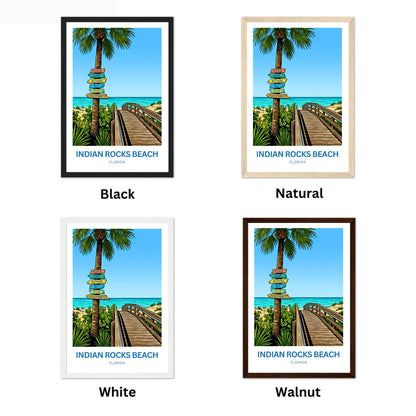 Indian Rocks Beach, Florida Travel Poster