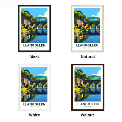 Llangollen Travel Poster - Timeless Bridge