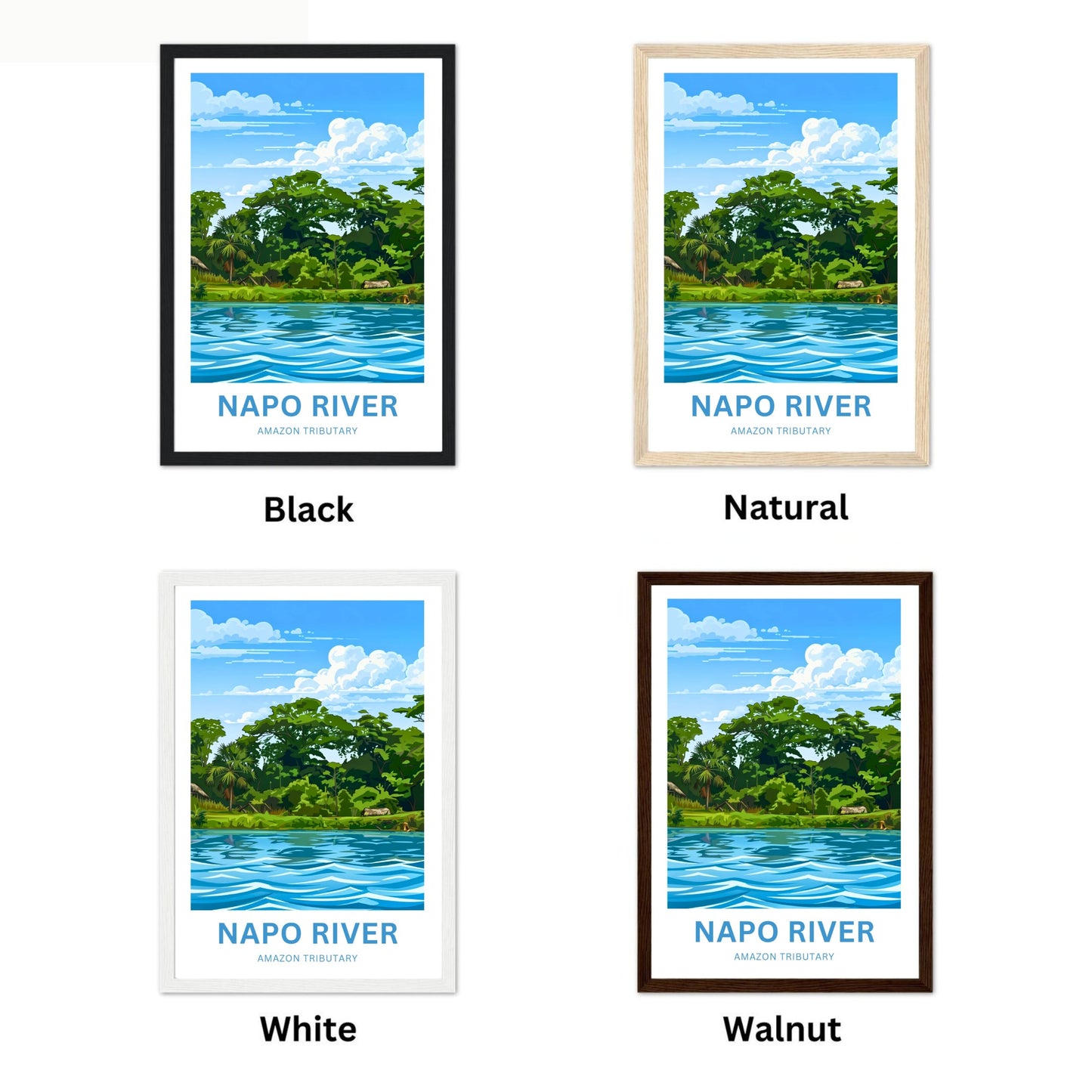 Napo River Travel Poster- Escape