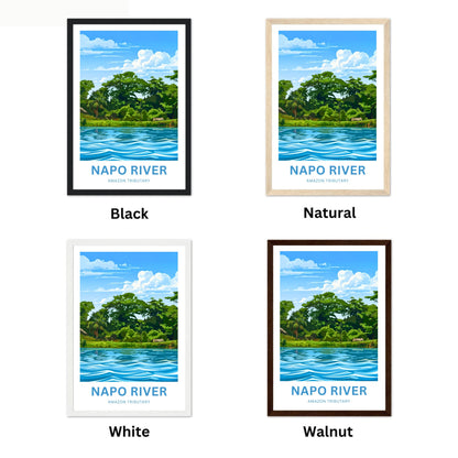 Napo River Travel Poster- Escape
