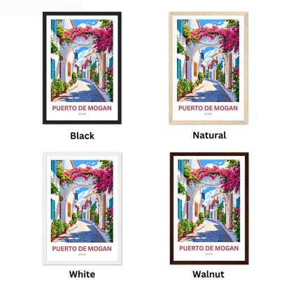 Puerto de Mogán Travel Poster - Captivating Street View