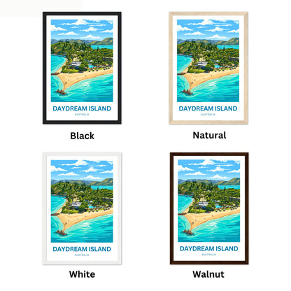 Daydream Island Travel Poster - Turquoise Waters