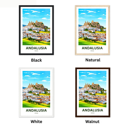 Andalusia Travel Poster - Southern Spain