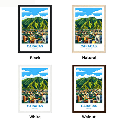 Caracas Travel Poster - Spirit of Venenzuela