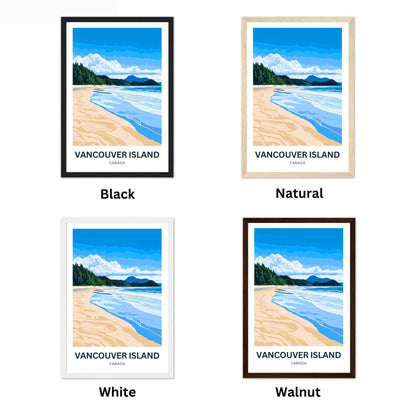 Vancouver Island Travel Poster - Canada The Heart of Pacific Nature