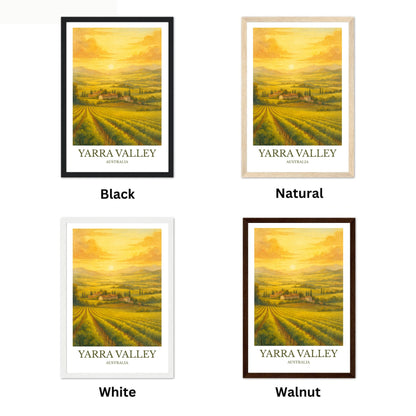 Yarra Valley, Watercolor design poster, Australia Print, Yarra Valley Wall Art