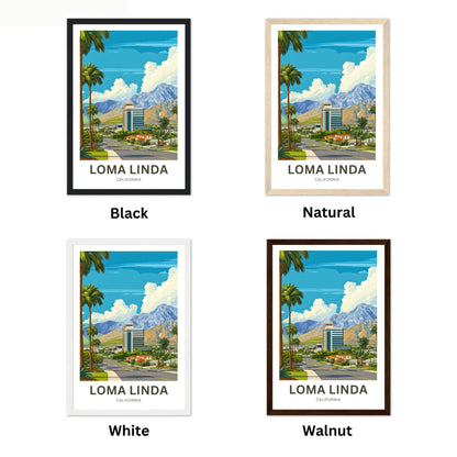 Loma Linda Travel Poster  - Street View