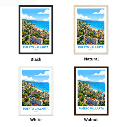 Puerto Vallarta  Travel Poster - Pacific Jewel