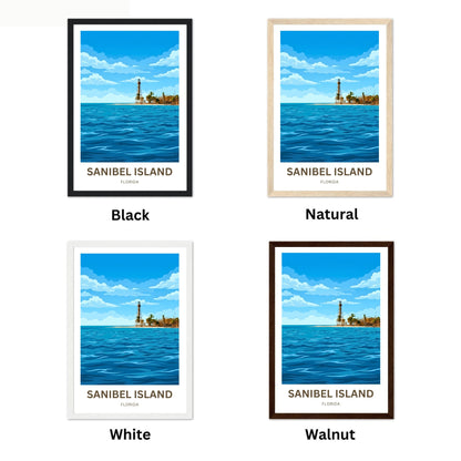 Sanibel Island, Florida Travel Poster