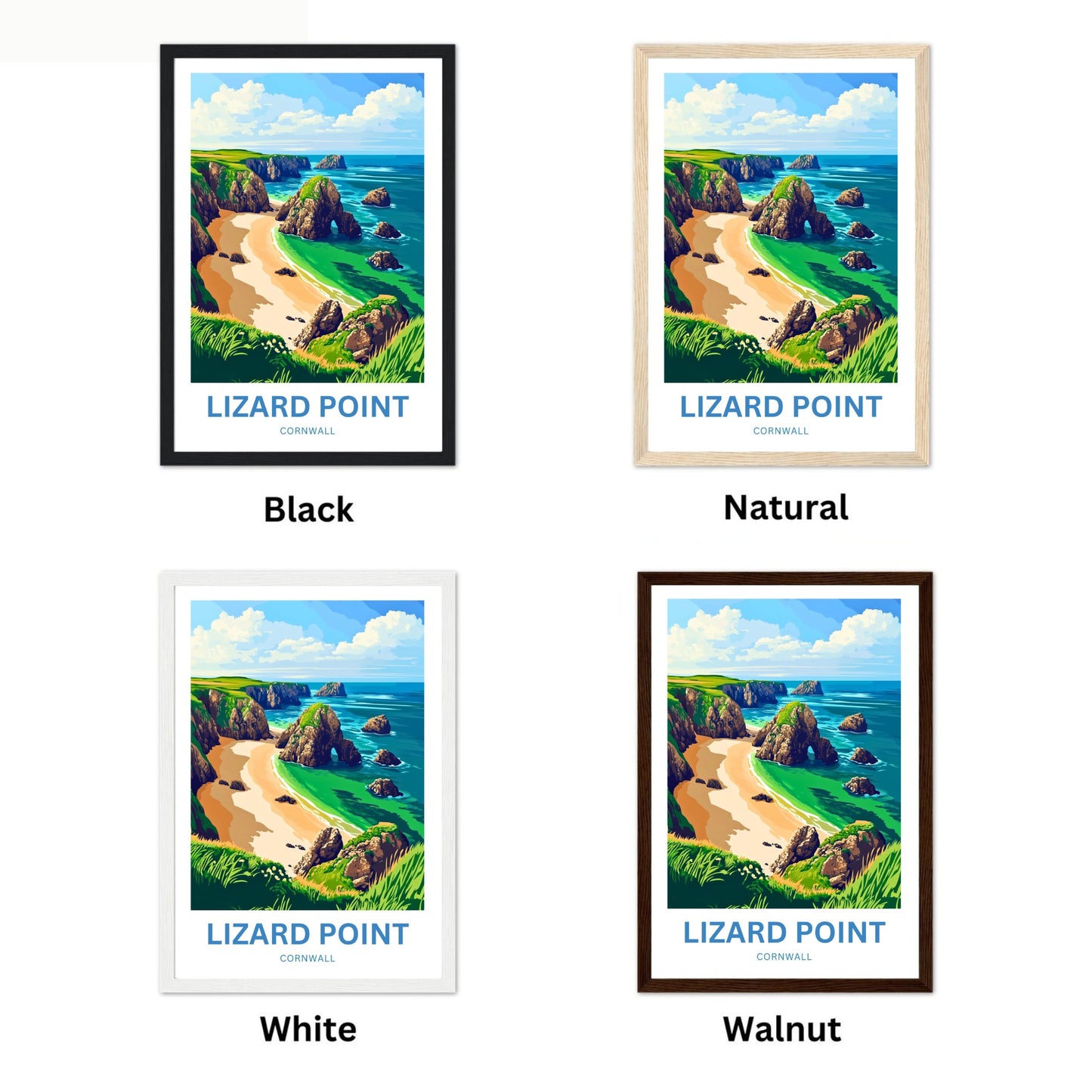 Lizard Point Travel Poster - Captivating Escape