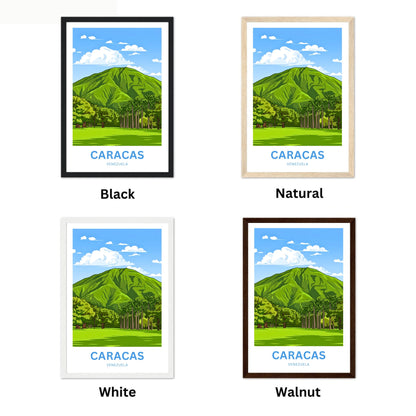 Caracas Travel Poster - Waraira Repano Overlook