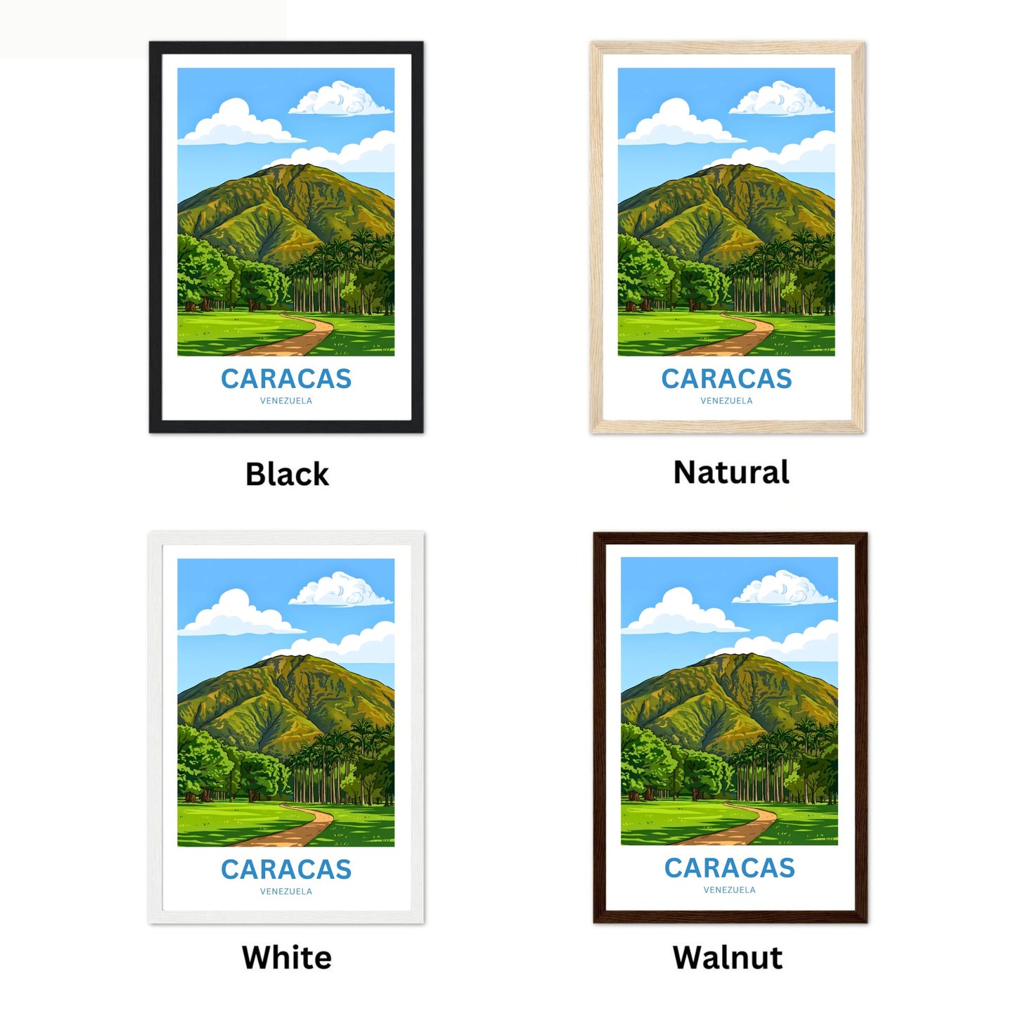 Caracas Travel Poster - Foot of El Ávila