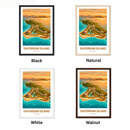 Daydream Island Travel Poster - Island Paradise