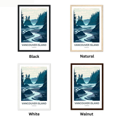 Vancouver Island Travel Poster - Wild Pacific Coast