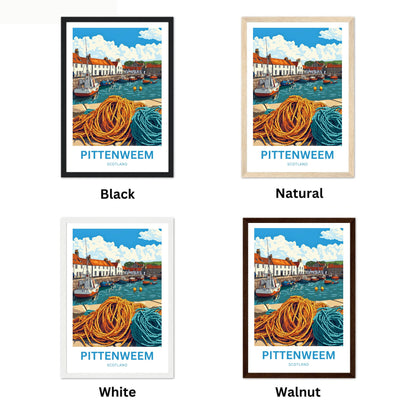 Pittenweem Travel Poster - Scotland